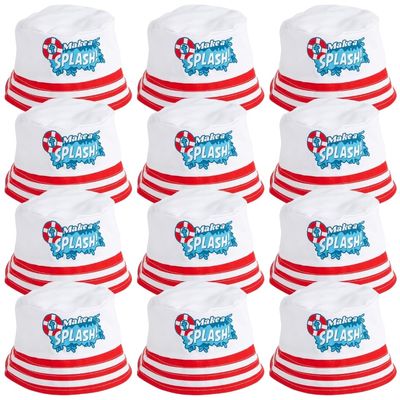 Fun Express Make a Splash VBS Bucket Hats - VBS Vacation Bible School Supplies/Decor - 12 Pieces