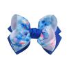 ROWAGY Cute Baby Girl Ribbon Bows Hair Clips 4 inch Double Layer Rainbow Hair Bows for Toddler Teen Little Girls Kids Bowknot Hairpins view 1
