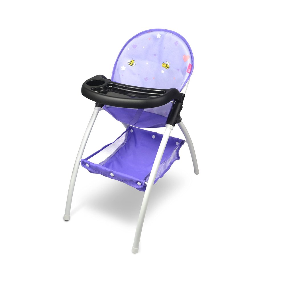 Anivia Baby Doll High Chair, Toy High Chair for Baby Doll (DH010-PURPLE)