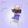 Anivia Baby Doll High Chair, Toy High Chair for Baby Doll (DH010-PURPLE) view 2