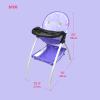Anivia Baby Doll High Chair, Toy High Chair for Baby Doll (DH010-PURPLE) view 4