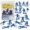 TimMee Plastic Army Men - Blue 48pc Toy Soldier Figures - Made in USA view 1