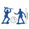 TimMee Plastic Army Men - Blue 48pc Toy Soldier Figures - Made in USA view 3