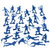 TimMee Plastic Army Men - Blue 48pc Toy Soldier Figures - Made in USA view 4