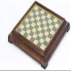 Bello Collezioni - Salvatori Brass & Wooden Pedestal Chess Board from Italy view 2