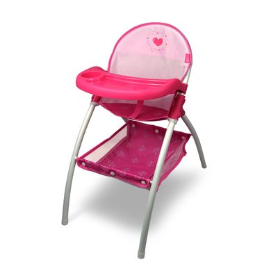 Anivia Baby Doll High Chair, Toy High Chair for Baby Doll (DH010-PINK)