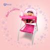 Anivia Baby Doll High Chair, Toy High Chair for Baby Doll (DH010-PINK) view 3