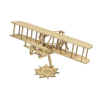 3D Puzzle Model Display 1:62 Mini Wright Flyer Fine Wood Furnishing Need to Build