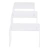3Pcs Display Risers,Clear Acrylic Doll Display Rack,3 Tiered Stackable Toy Figure Riser Shelf Holder Cupcake Display Stand,for Figures, Toys, Dolls, Makeup, Jewelry view 1