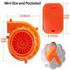 ACGarden Mini Fan for Dinosaur Costume or Head or Other Inflatable Game Costume Set, Orange view 3