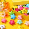 Sotiff 100 Pack Star Stress Balls Bulk Stress Relief Balls with Motivational Quotes Mini Inspirational Foam Party Favors Gifts for Kids Adults Anger Fidget Relief Exercise(Fresh Colors) view 4