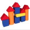 UHAPPYEE Toddler Foam Building Blocks, 12 PCS + 4 Kinds of Shapes Colourful Stacking Block Sets for Kids, Soft Foam Building Blocks Throwing Toys view 1