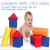 UHAPPYEE Toddler Foam Building Blocks, 12 PCS + 4 Kinds of Shapes Colourful Stacking Block Sets for Kids, Soft Foam Building Blocks Throwing Toys view 2