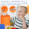 UHAPPYEE Toddler Foam Building Blocks, 12 PCS + 4 Kinds of Shapes Colourful Stacking Block Sets for Kids, Soft Foam Building Blocks Throwing Toys view 4
