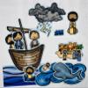 Story Time Felts Jonah & The Whale Felt Figures for Bible Flannel Felt Board Stories PRECUT view 2
