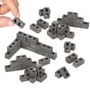 KVSERT 60 Packs Cinder Blocks 1/12 Scale Mini Bricks Concrete Miniature Bricks Landscaping Accessories view 1