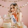 Finally 21 '21st Birthday' Rhinestone Tiara & Sash Set - Silver Party Supplies view 3
