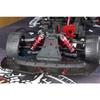 GPM for ARRMA 1/7 Limitless V2 Speed BASH ROLLER-ARA7116V2 Aluminum Alloy Thickened Shock Needle Midpoint 78mm Round Cap Front Shock view 2