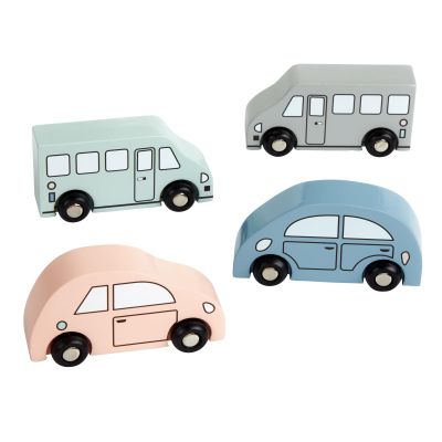 Excellerations Wooden Cars - Set of 4