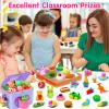 Arscniek 110 Pack Animal Erasers for Kids, Take Apart Mini Pencil Erasers, Desk Pets & Treasure Box Toys, Bulk Party Favors, Stocking Stuffers, Classroom Prizes, School Supplies, Gift for Boys & Girls view 3