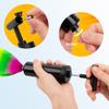 Homotte 6 Pcs Rainbow Playground Balls for Kids, 5 Inch Small Kickball Dodgeballs, Mini Toy Ball Handball Set for Indoor & Outdoor Activities with Hand Pump view 2