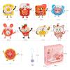 Valentines Cards for Kids Classroom Gifts - 36 Cute Pendant Gifts + 36 Valentines Day Cards for Kids, Valentine's Day Party Favors, Sweet Kids Vday Cards for School Valentines Classroom Exchange view 3