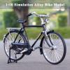 Japelessor DIY Bicycle Model - 1:10 Scale Alloy Bike, Mini Retro Style Classical Bike (F) view 2