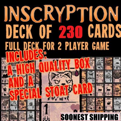 Inscryption Card Game Plus Box | Exciting Gifts for Fan, Family, Loved Ones, Friends