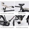 VALINK DIY Bicycled Model kit, Bike Model DIY, Mini Retro Style, Retro Classic Metal Art Bike Model Black view 2