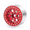 RCLIONS 2.2" Beadlock Wheels 35mm RC Car Aluminum Rims for AXIAL Wraith RR10 TRX4 1/10th RC Crawler Truck Car (Red) view 4