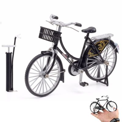 Japelessor DIY Bicycle Model Kit - 1:10 Scale Alloy Bike Model, Mini Retro Style Classical Bike