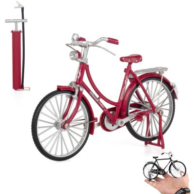 Japelessor DIY Bicycle Model Kit - 1:10 Scale Alloy Bike, Mini Retro Style Classical Bike