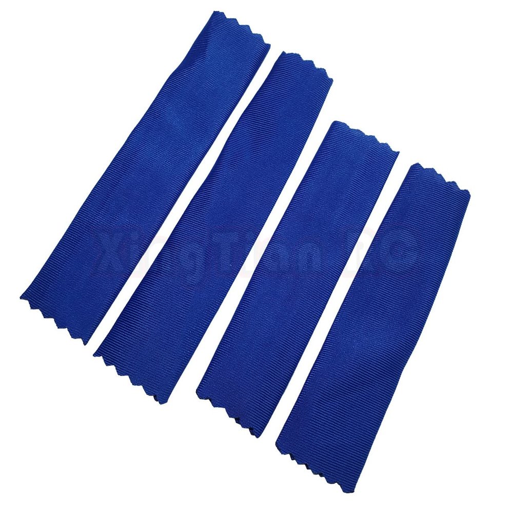 Damper Shock Sleeve Dust Snow Dirt Resist Cover for Traxxas 1/10 Slash Stampede Rustler Hoss 4WD - Blue 4pcs