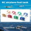 HAPPYMODEL CRRCPRO Fuel Tank Anti-Bubble 125ml/250ml CNC Transparent for Turbojet RC Jet Aircraft (Blue,125ml) view 3