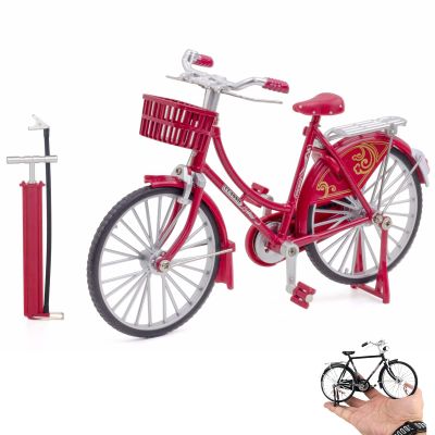 Japelessor DIY Bicycle Model Kit - 1:10 Scale Alloy Bike Model, Mini Retro Style Classical Bike