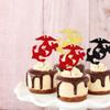 24 Pack Military Themed Cupcake Toppers Navy Bound Cupcake Picks Navy Bound Themed Cupcake Decorations Welcome Ceremony Army Birthday Party Cake Decorations Supplies Red Gold Black view 4