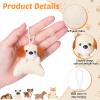 Aoriher 24 Pcs Mini Dog Plush Stuffed Animal Toys Bulk 3.15 Inch Operation Christmas Small Cute Puppy Keychain Handbag Pendant Adopt a Dog School Party Favor Gift for Birthday Classroom Carnival Prize view 4