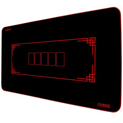 Comie 47 x 23 Inch Texas Hold'em Mat, 4MM Thick Portable Table Top With Hemmed Edges, Water Repellent, Professional Casino Grade for Theme Party, Poker Night, Holiday Gatherings