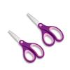 Kalatic Kids Scissors (2 Pack, Rounded-tip, 5.5 Inch) - 5.5 Soft Touch Blunt School Student Scissors KT-045-C view 1