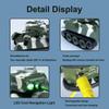 Ouhgnoh Mini WWII Gray German Tiger RC Tank Toy 1/72 Scale Model Electronic Radio Remote Control Vehicle Tank view 4