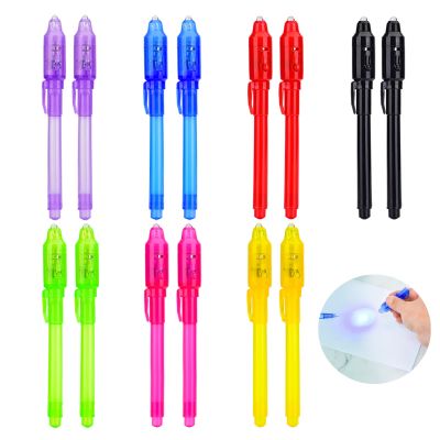 CAILINK Invisible Ink Pens 14 Pcs - Spy Pen With UV Light - Invisible Disappearing Ink for Secret Messages & Stocking Stuffers