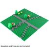 Dark Bluish Gray 12 Tile 700 Parts and Pieces Flat MOC Bricks, Bulk Building Blocks for Smooth Surface Wall Floor, Toy Accessories Compatible with Major Brands view 4
