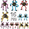 16 Pack Funny Sensory Fidget Toys,Deformable Chain DIY Robot Spinners Stress Relief Gyro Toy Birthday Gifts Goodie Bag Christmas Stocking Stuffers Classroom Prizes Party Favors for Kids Adults view 1