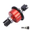 RCAWD Front Rear Diff Combo Set w 40CrMo Main Diff Gear 43T Main Input Gear, 10T Spiral Cut Upgrades for ARRMA 6S 1/7 Fireteam Mojave 6S, 1/8 Kraton Notorious Outcast Talion 6S Part #ARA310957 Red view 1