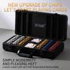 ARTGAME 14 Gram Clay Poker Chip Set for Texas Holdem, 500 Pcs Casino Style Chips, with K-Type Aluminum Case and Dealer Buttons. view 2