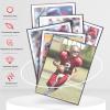 1000 Pcs Black Card Sleeves Toploaders for Trading Cards, Soft Clear Card Protective Sleeves Deck Card Protectors Fit for Baseball Cards, Sports Cards, MTG, Game Card Standard Cards view 3