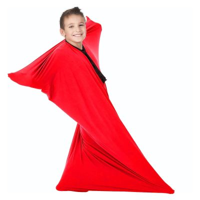 ANRIO Kids and Students' Full Body Sensory Sock Sensory Sack Indoor/Outdoor Cozy Safe Sensory Hug Blanket Cocoon Special Supplies Social Tool to Make Friends and Play (Color : Red, Size : L/Large)