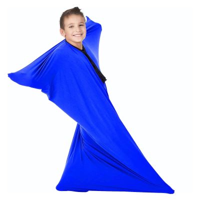 ANRIO Kids and Students' Full Body Sensory Sock Sensory Sack Indoor/Outdoor Cozy Safe Sensory Hug Blanket Cocoon Special Supplies Social Tool to Make Friends and Play (Color : Blue, Size : L/Large)