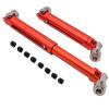2pc Full Aluminum Redcat Gen7 Driveshafts Redcat Gen7 Pro Metal Driveshafts Redcat Everest Gen7 Sport Drive Shafts Upgrades Parts Red view 1
