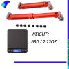 2pc Full Aluminum Redcat Gen7 Driveshafts Redcat Gen7 Pro Metal Driveshafts Redcat Everest Gen7 Sport Drive Shafts Upgrades Parts Red view 2